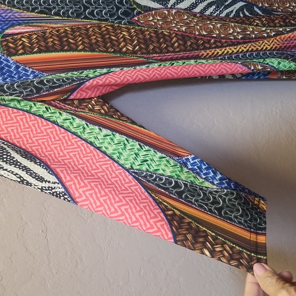 VALENTINA Sz M, Multi Color, 3/4 Sleeve Tunic, NWOT CL#102 - Picture 4 of 4